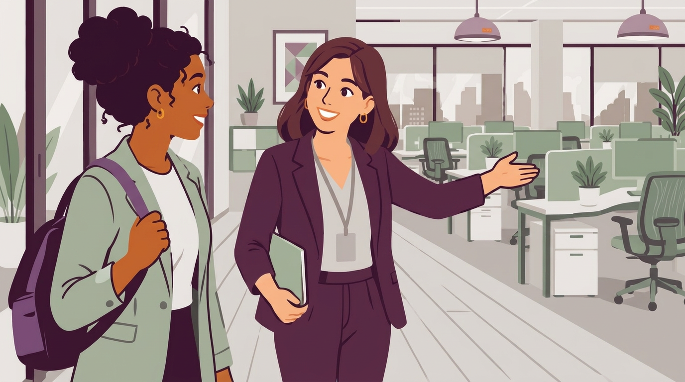 PlayToWork scene: an office meeting